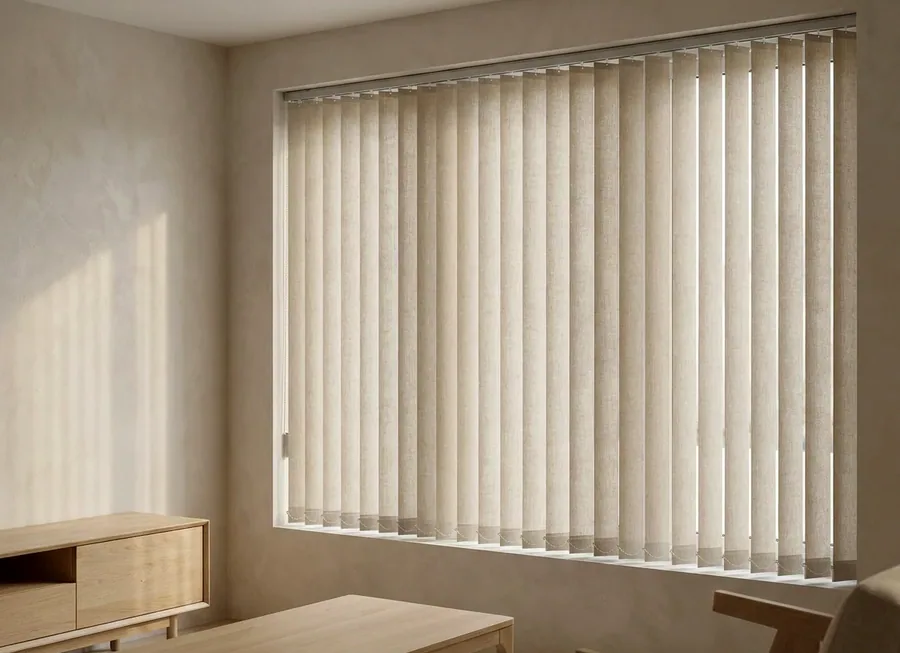 Vertical & Panel Blinds fitted in a Helderfontein home